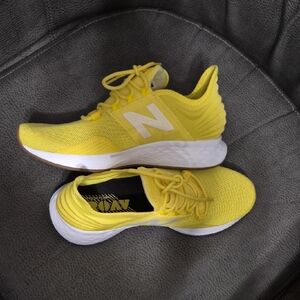 New Balance Women Bright Yellow Sneakers